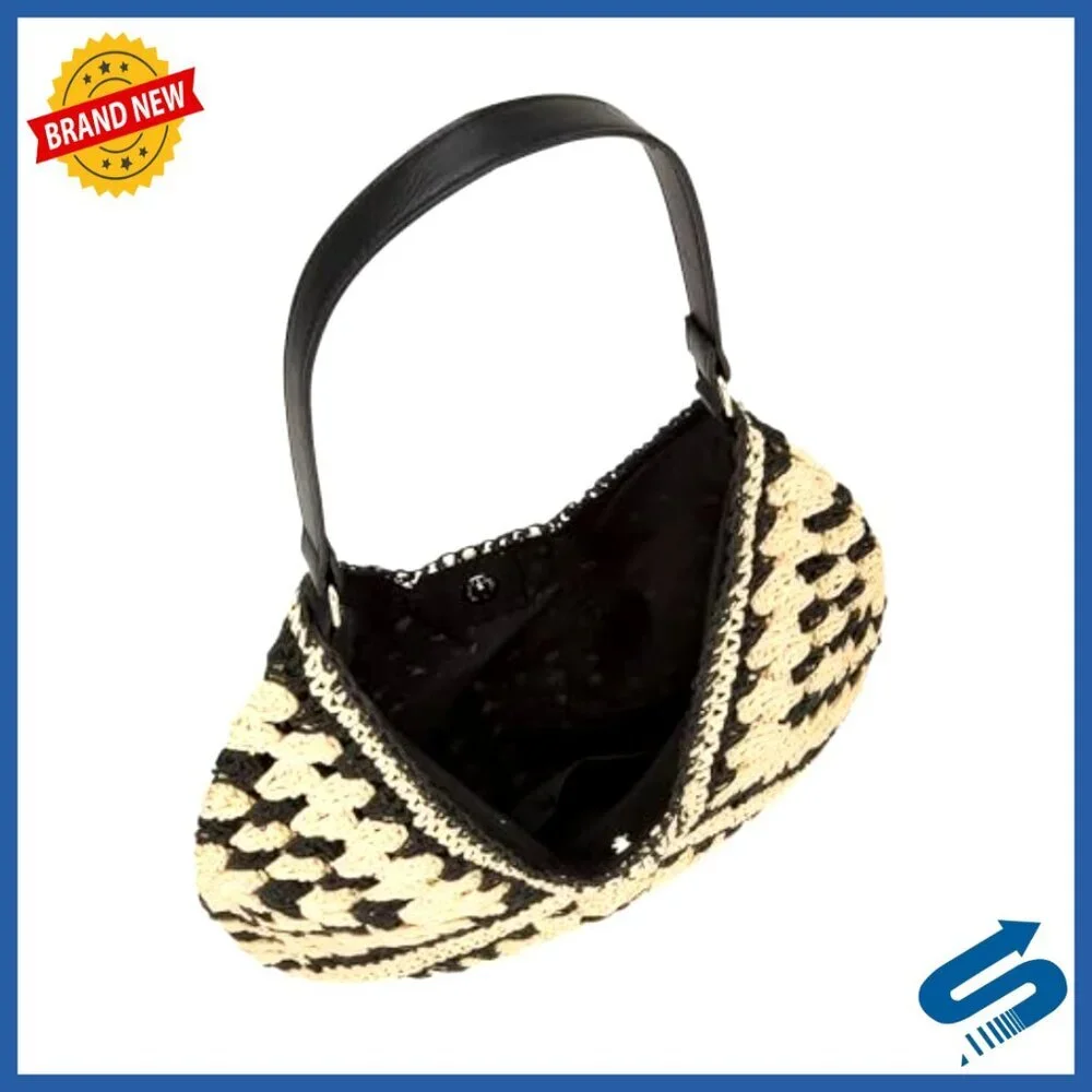 Straw Woven Hobo Bag Handmade Tote Beach Travel Shoulder Bag Boho Chic